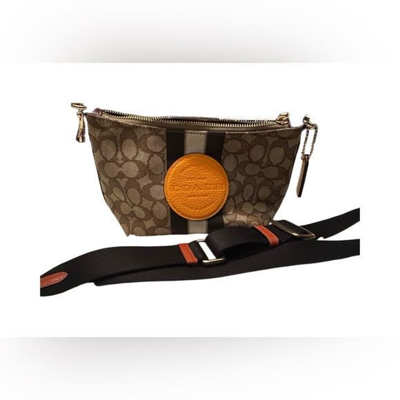 ‼️Sale‼️ Coach Dempsey Shoulder Bag In Signature Jacquard With Stripe And Patch - Picture 4 of 5